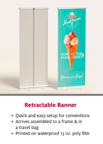 Retracable banner