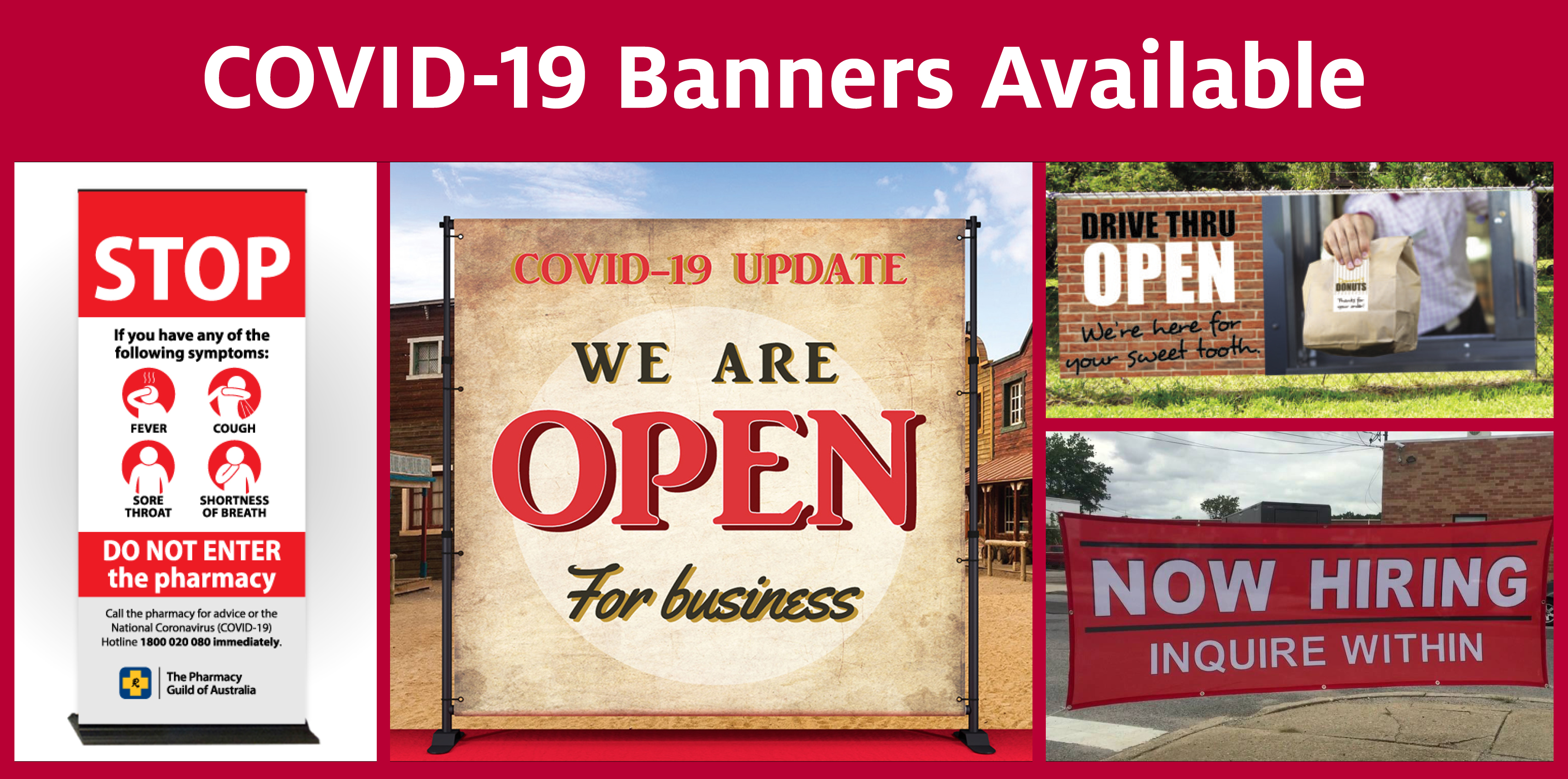 covid 19 banners