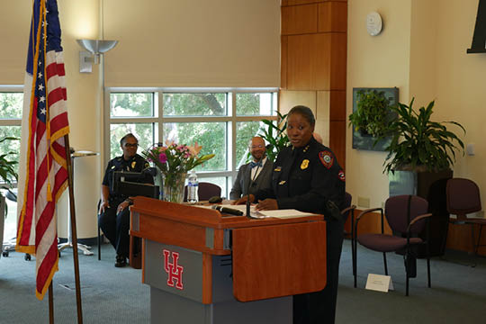 UHPD Badge Pinning