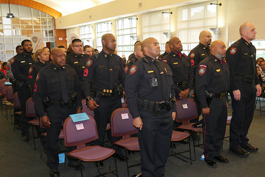UHPD Badge Pinning