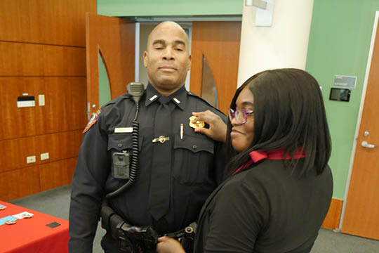 UHPD Badge Pinning