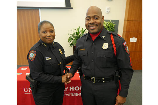 UHPD Badge Pinning