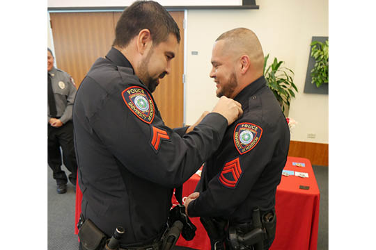 UHPD Badge Pinning