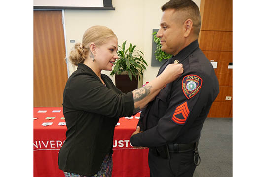UHPD Badge Pinning