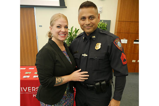 UHPD Badge Pinning