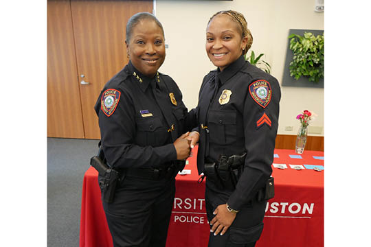 UHPD Badge Pinning