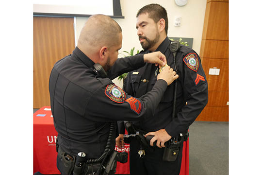 UHPD Badge Pinning