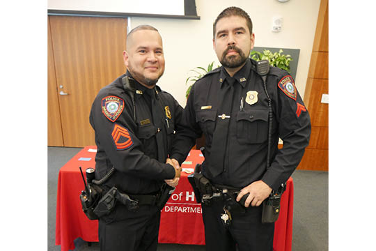 UHPD Badge Pinning