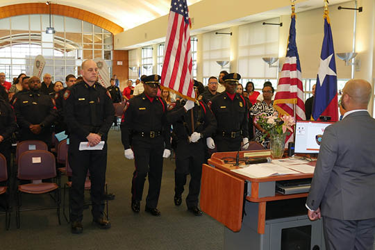 UHPD Badge Pinning