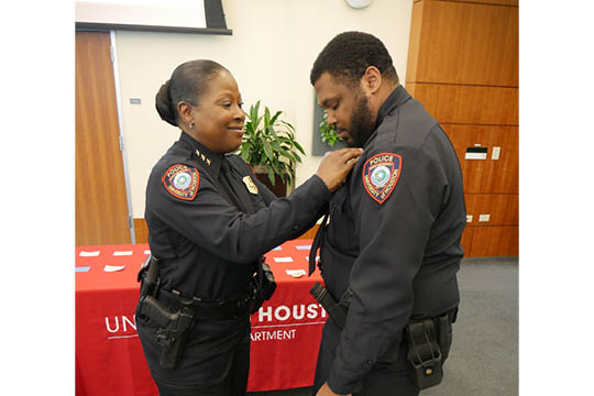 UHPD Badge Pinning