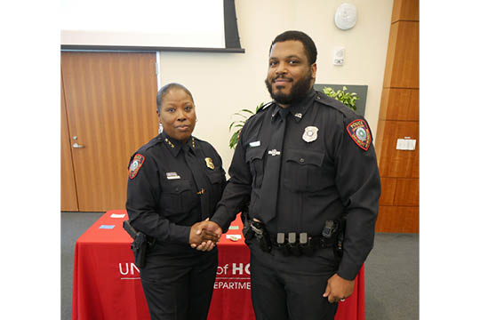 UHPD Badge Pinning