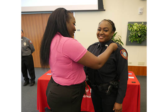 UHPD Badge Pinning