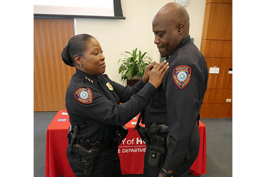 UHPD Badge Pinning