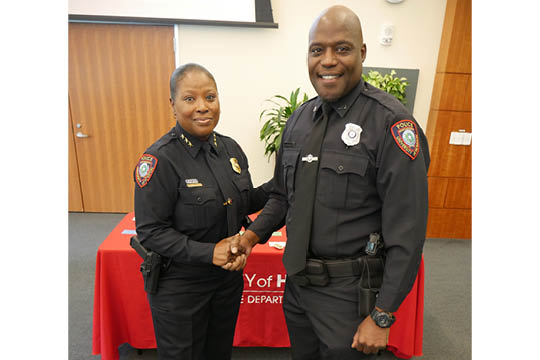 UHPD Badge Pinning