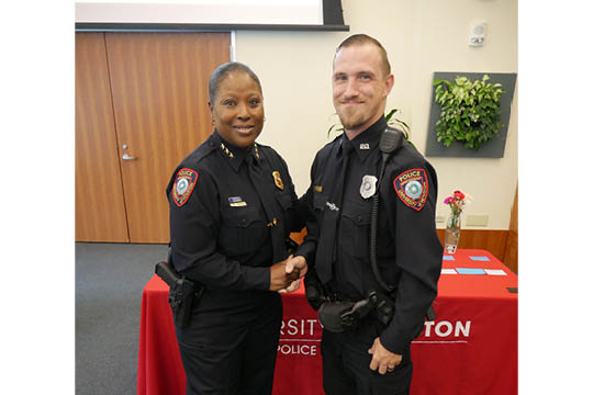 UHPD Badge Pinning