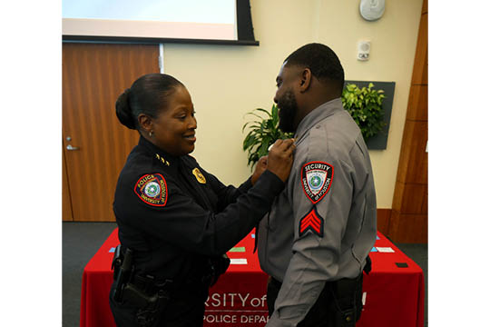 UHPD Badge Pinning