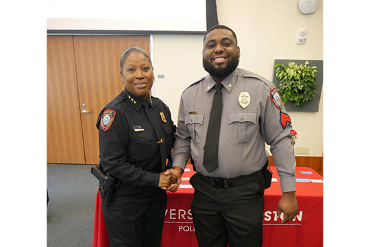 UHPD Badge Pinning