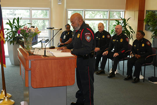 UHPD Badge Pinning