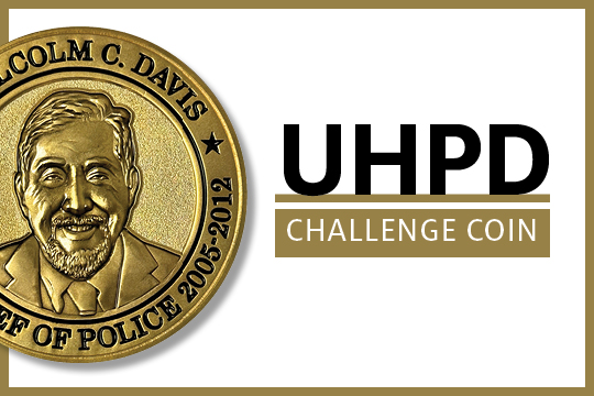 Former UHPD Chief Honored with Challenge Coin