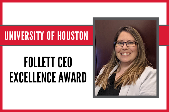 UH Campus Store Employee Receives Follett Award