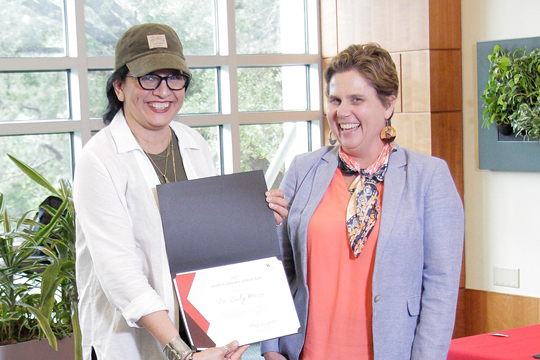 Dr. Emily Messa Receives a 2023 Library Excellence Award