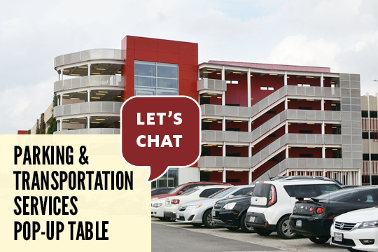 Parking & Transportation Hosts Pop-Ups