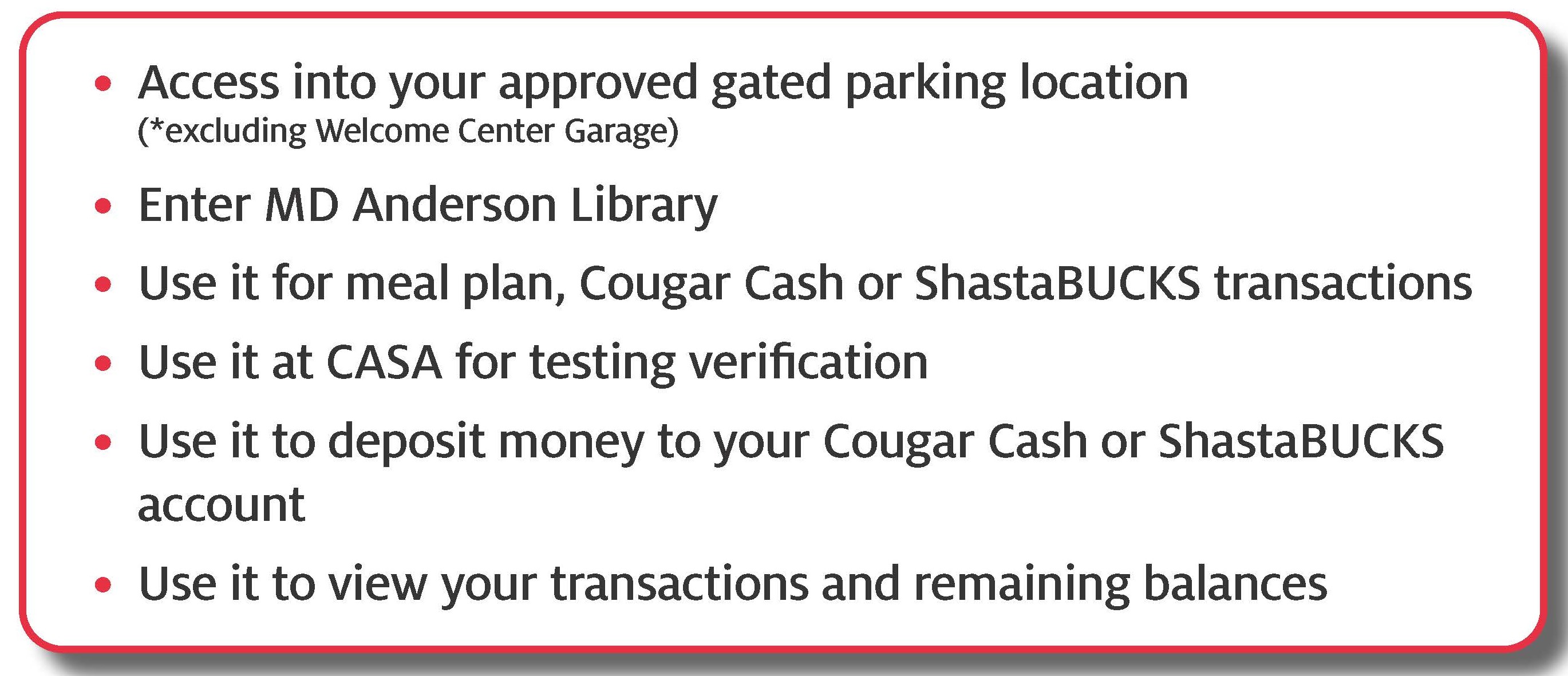 digital cougar card benefits