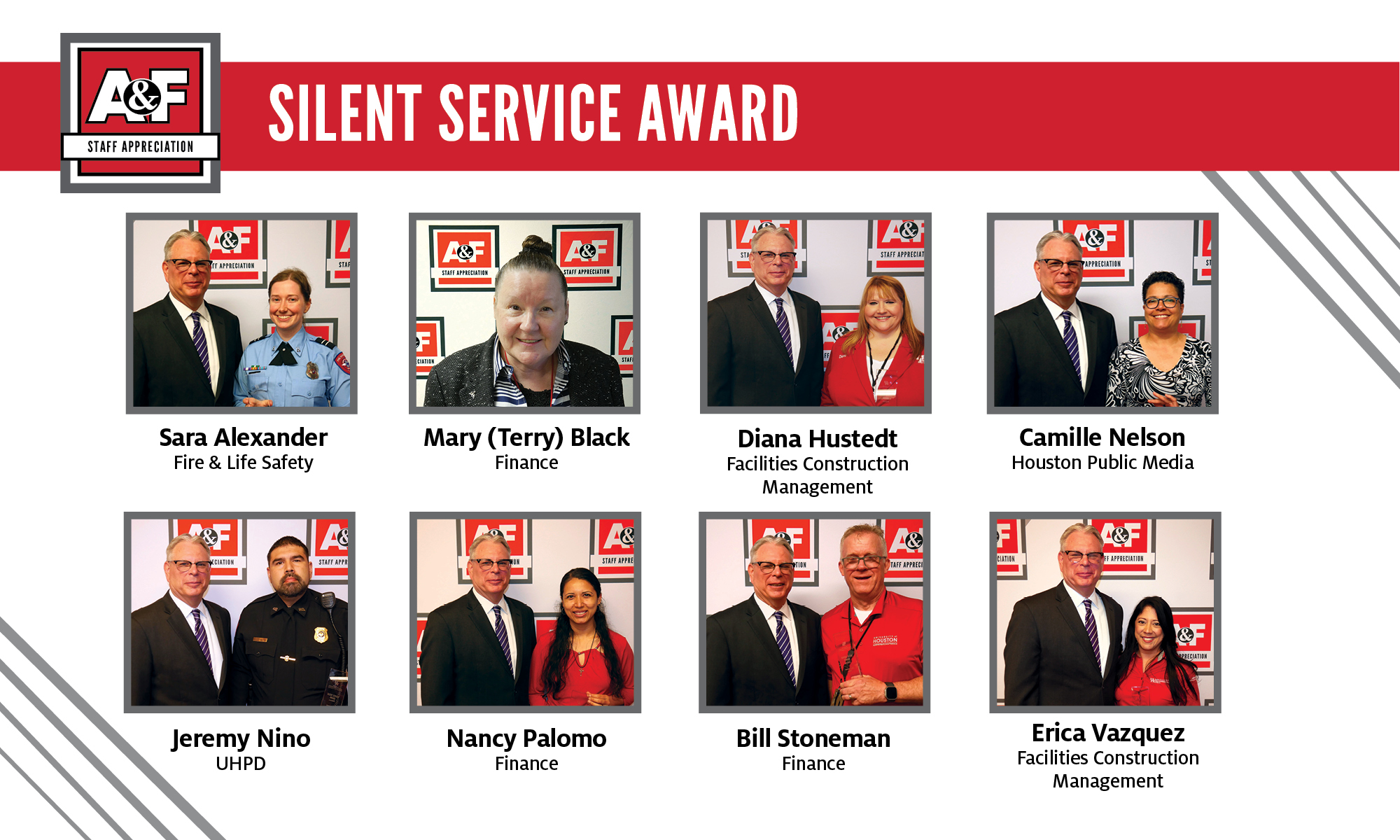 Staff Appreciation Silent Service Award