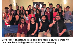 UH’s NRHH chapter quickly becoming one of the best