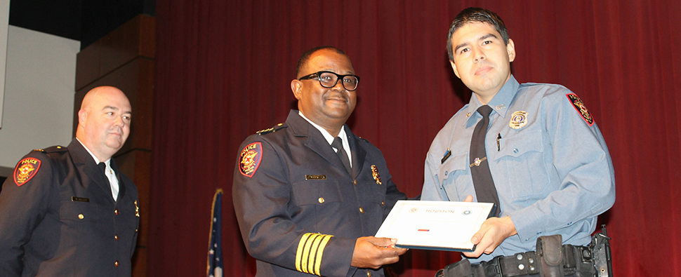 UHPD's Jeremy Nino recognized for his quick actions that are credited with saving a man's life.