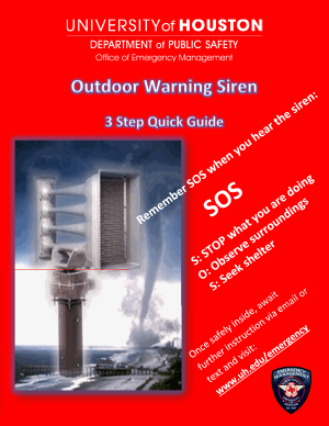 Be educated about the outdoor warning siren system