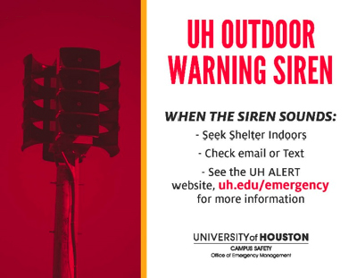 Outdoor sirens help warn campus community