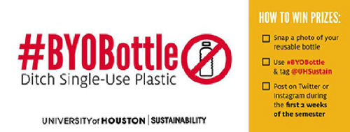 Bring Reusable Water Bottle, Win Prizes During #BYOBottle Campaign