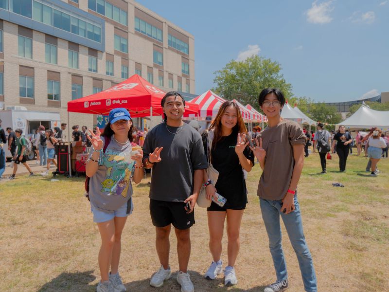 students at Cultural Taste of Houston