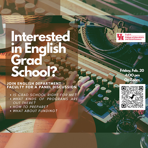 English Grad School Information Panel