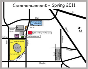 Map of parking locations (small version)