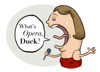 Moores Opera perform at Mucky Duck