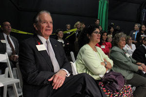  Former Regent Welcome Wilson Sr. and other guests