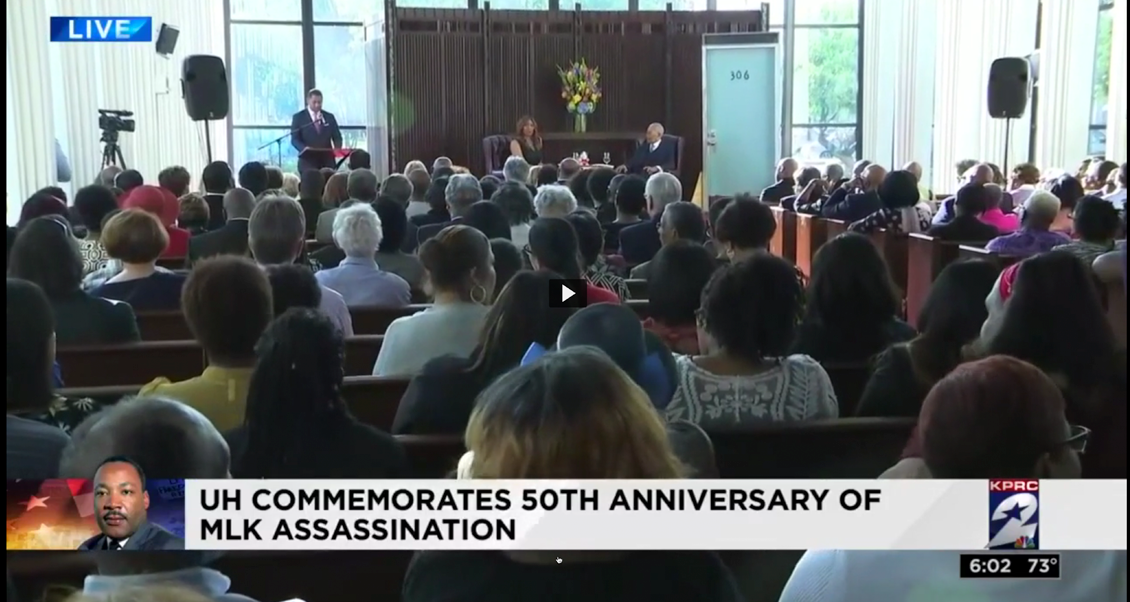 UH CLASS Commorates 50th Anniversary of MLK's Assassination