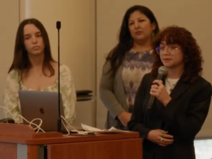 From left to right: Natalia Siboldi, Monica Jiminez, and Yadira Hermosillo