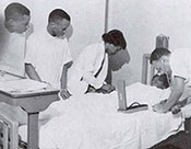 Cardiology students, 1956