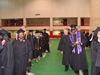 Students waiting for the ceremony to begin