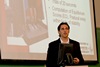 Doctoral Student Marius Dettmer gestures during his presentation at GSRD 08