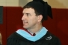 An HHP student at Commencement 2009