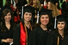 Students filing into the Hofheinz Pavilion