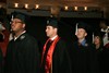 Students filing into the Hofheinz Pavilion