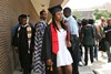 With family and friends at Commencement 2009