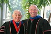 Dr. Joel Bloom with Dr. Smith at Commencement 2009
