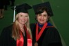 Dr. Olvera with a student at Commencement 2009