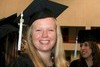 An HHP student at Commencement 2009